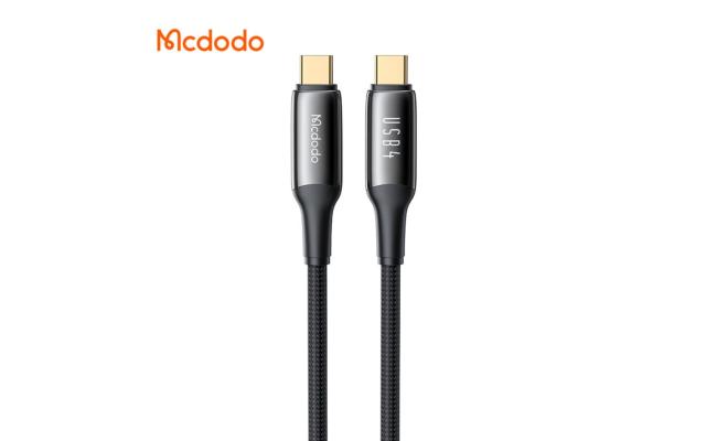 Mcdodo CA-2990 Thunderbolt 4 Data Charger Cable USB Type-C To Type-C 240W 5A USB 4.0 Super Cable 1.2M